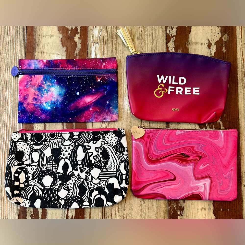 4 NEW Ipsy bags